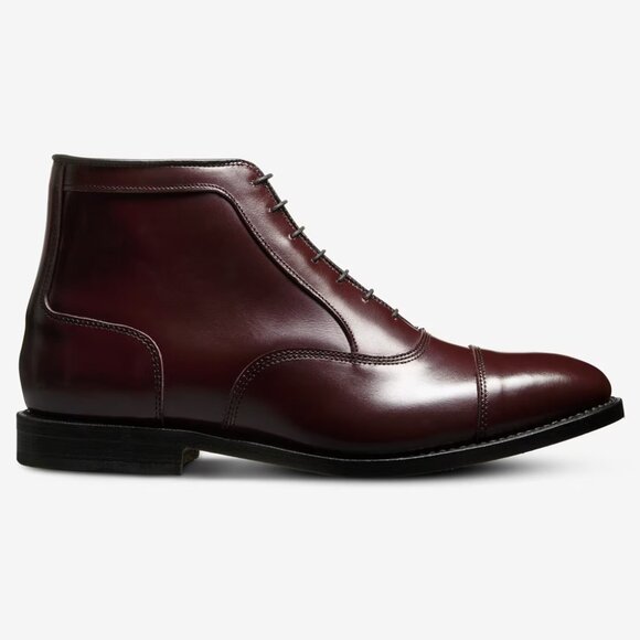 Allen Edmonds Park Avenue Cap-toe Oxford Dress Boot Burgundy Leather Size 10 D M main image 4